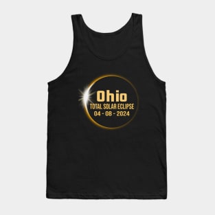 State Ohio Total Solar Eclipse Tank Top